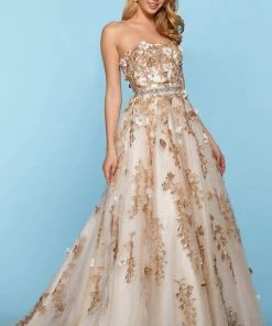 Sherri Hill - 53589 Tulle Long A-Line Dress