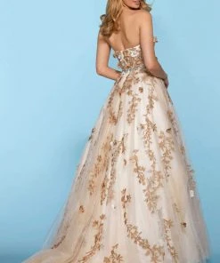 Sherri Hill - 53589 Tulle Long A-Line Dress