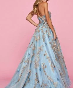 Sherri Hill - 53589 Tulle Long A-Line Dress