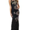 Sherri Hill - 53608 Fitted Beaded Feather Dress 2 Sherri Hill - 53608 Fitted Beaded Feather Dress