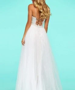 Sherri Hill - 53618 Halter Long A-Line Dress 5 Sherri Hill - 53618 Halter Long A-Line Dress