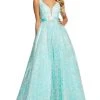 Sherri Hill - 53619 V-Neck Ballgown Dress 2 Sherri Hill - 53619 V-Neck Ballgown Dress