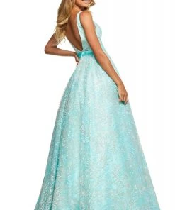 Sherri Hill - 53619 V-Neck Ballgown Dress 5 Sherri Hill - 53619 V-Neck Ballgown Dress