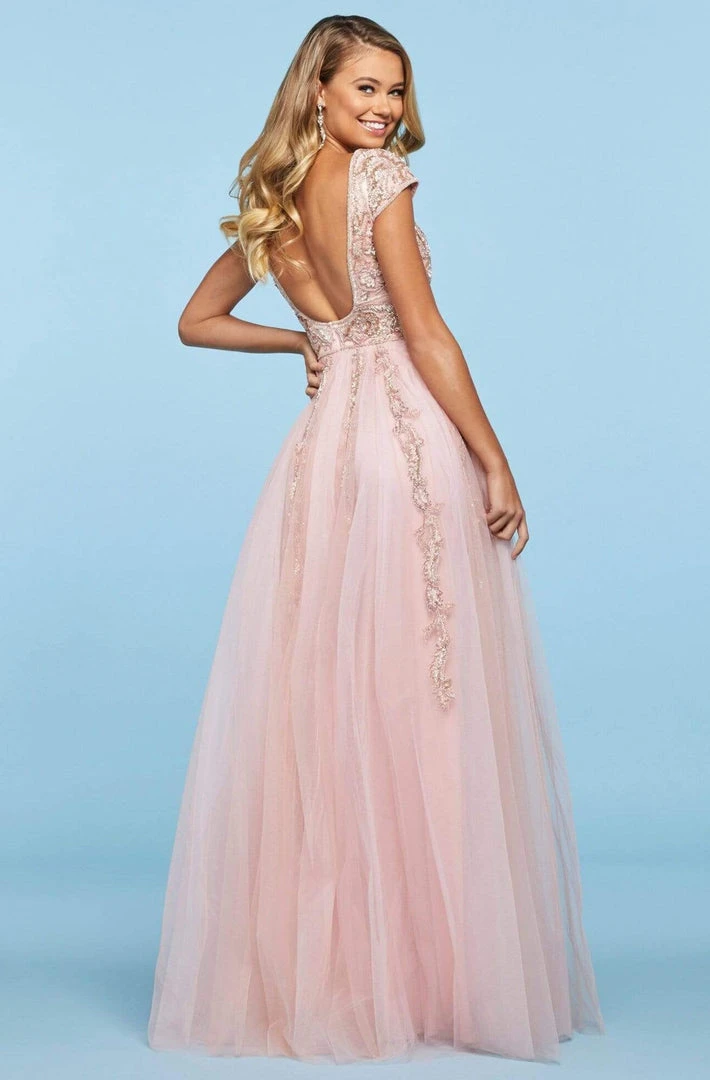 Sherri Hill - 53623 Square Neck Long A-Line Dress 4 Sherri Hill - 53623 Square Neck Long A-Line Dress