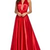 Sherri Hill - 53624 Plunging Halter Neck Long A Line Dress 2 Sherri Hill - 53624 Plunging Halter Neck Long A Line Dress