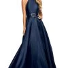 Sherri Hill - 53659 Mikado Halter Evening Dress 2 Sherri Hill - 53659 Mikado Halter Evening Dress