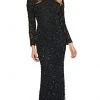 Sherri Hill - 53670 Long Sleeve Fitted Sheath Dress 2 Sherri Hill - 53670 Long Sleeve Fitted Sheath Dress