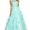 Sherri Hill - 53684 Bateau Beaded Ballgown Dress 2 Sherri Hill - 53684 Bateau Beaded Ballgown Dress