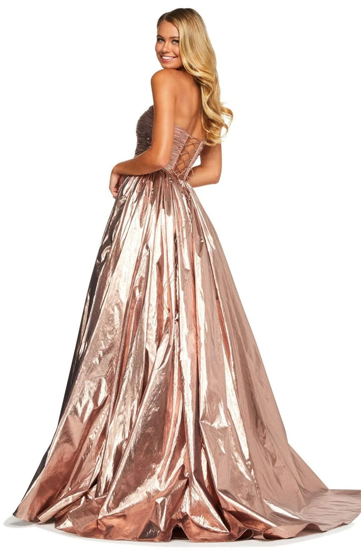 Sherri Hill - 53693 Strapless Ballgown Long Dress 4 Sherri Hill - 53693 Strapless Ballgown Long Dress