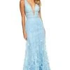 Sherri Hill - 53695 V-Neck Beaded A-Line Dress