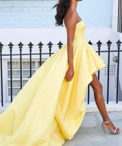 Sherri Hill - 53719 Sweetheart Bustier High-Low A-Line Dress 12 Sherri Hill - 53719 Sweetheart Bustier High-Low A-Line Dress