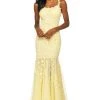 Sherri Hill - 53723 Plunging Scooped Back Fitted Lace Dress