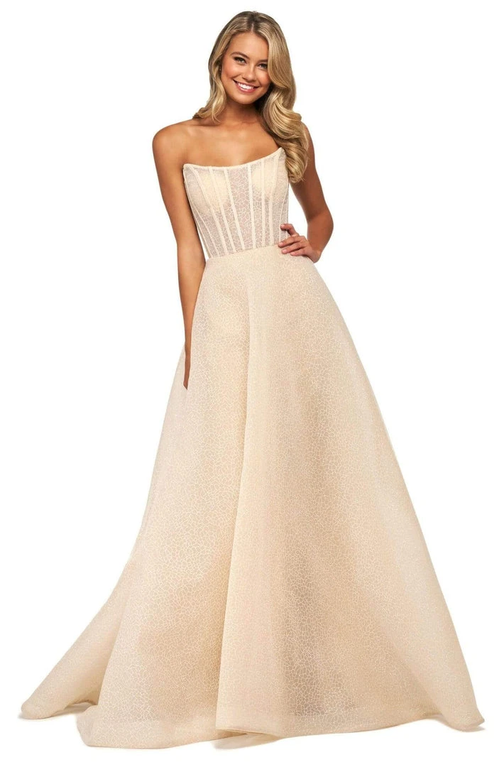 Sherri Hill - 53731 Corset Strapless A-Line Dress 3 Sherri Hill - 53731 Corset Strapless A-Line Dress