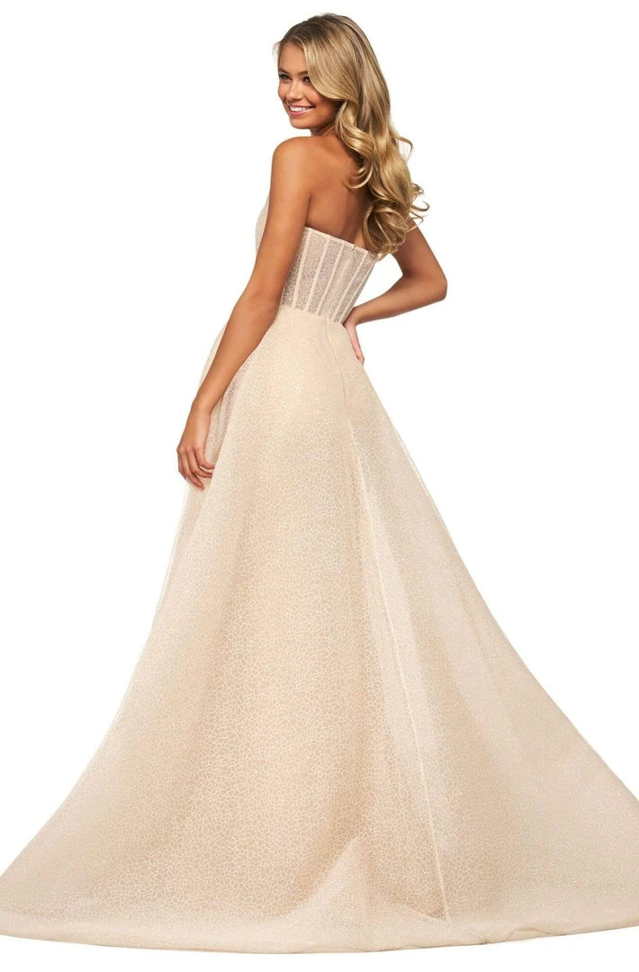 Sherri Hill - 53731 Corset Strapless A-Line Dress 4 Sherri Hill - 53731 Corset Strapless A-Line Dress