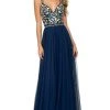 Sherri Hill - 53803 Crisscross Strapped Beaded A-Line Dress 1 Sherri Hill - 53803 Crisscross Strapped Beaded A-Line Dress
