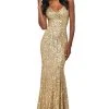 Sherri Hill - 53817 V-Neck Fully Beaded Fitted Dress