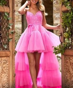 Sherri Hill - 53820 V-Neck Beaded Ballgown Dress 9 Sherri Hill - 53820 V-Neck Beaded Ballgown Dress