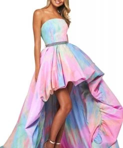 Couture Candy sale 16 Sherri Hill - 53821 High Low Strapless Ballgown Dress