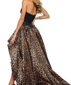 Sherri Hill - 53873 Sweetheart Satin A-Line Dress 5 Sherri Hill - 53873 Sweetheart Satin A-Line Dress