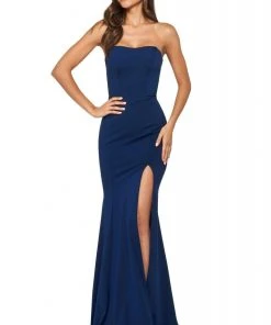 Sherri Hill - 53877 Sexy Back Strapless Trumpet Dress