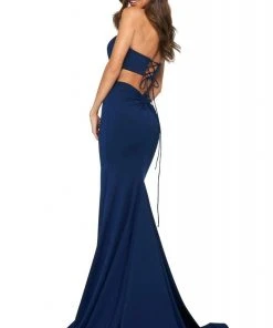 Sherri Hill - 53877 Sexy Back Strapless Trumpet Dress