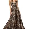 Sherri Hill - 53887 V-Neck Sexy Back A-Line Dress 2 Sherri Hill - 53887 V-Neck Sexy Back A-Line Dress