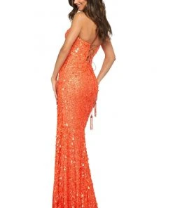 Sherri Hill - 53891 Fully Beaded Strapless Evening Dress 5 Sherri Hill - 53891 Fully Beaded Strapless Evening Dress