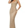 Sherri Hill - 53915 Beaded Long Sheath Dress 2 Sherri Hill - 53915 Beaded Long Sheath Dress