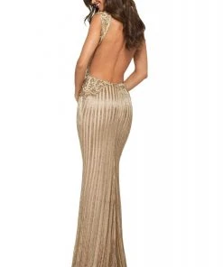 Sherri Hill - 53915 Beaded Long Sheath Dress 5 Sherri Hill - 53915 Beaded Long Sheath Dress