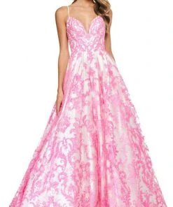 Sherri Hill - 53921 Embroidered Sweetheart Ballgown