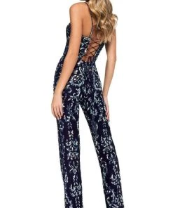 Sherri Hill - 54055 Sleeveless Sequin Jumpsuit 12 Sherri Hill - 54055 Sleeveless Sequin Jumpsuit