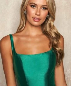 Sherri Hill - 54180 Sleeveless Square Neck Gown