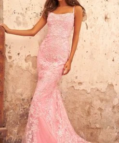 Sherri Hill - 54202 Scoop Neck Long Dress