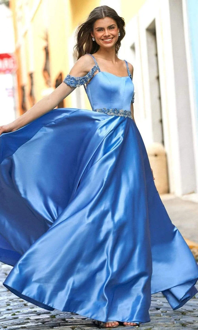 Sherri Hill - 54806 Straight A-Line Evening Gown 3 Sherri Hill - 54806 Straight A-Line Evening Gown