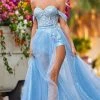Sherri Hill - 54866 Off Shoulder Overskirt Dress 2 Sherri Hill - 54866 Off Shoulder Overskirt Dress