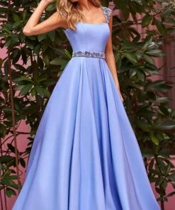 Sherri Hill - 54875 Beaded Cap Sleeve A-Line Gown
