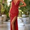 Sherri Hill - 54890 Plunging Sequin Gown 2 Sherri Hill - 54890 Plunging Sequin Gown