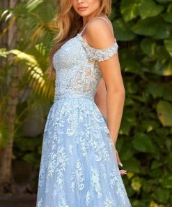 Sherri Hill - 54935 Dreamy Glittered Overskirt Gown 8 Sherri Hill - 54935 Dreamy Glittered Overskirt Gown