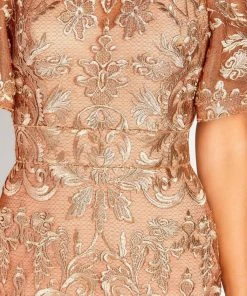 Social Occasions By Mon Cheri - Embroidered Jewel Dress 119835 - 1pc Caramel In Size 12 Available 7 Social Occasions By Mon Cheri - Embroidered Jewel Dress 119835 - 1pc Caramel In Size 12 Available