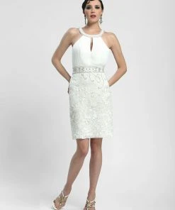 Sue Wong - Keyhole Lace Dress N4117 10 Sue Wong - Keyhole Lace Dress N4117